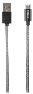 Кабель интерфейсный Red Line USB-Lightning MFI fishnet УТ000013299 для Apple, черный