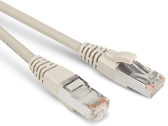 Кабель патч-корд F/UTP 6 кат. 15м. Hyperline PC-LPM-STP-RJ45-RJ45-C6-15M-LSZH-GY серый