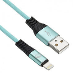 Кабель интерфейсный Digma 1080335 USB (m)-Lightning (m) 1.2м зеленый
