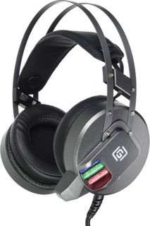 Наушники с микрофоном Oklick HS-L550G 1102302 thunder черный 2.2м мониторные оголовье