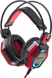 Наушники с микрофоном Oklick HS-L900G hurricane черный/красный 1.85м мониторные оголовье