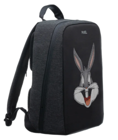 Рюкзак PIXEL PXPLUSGR01 PLUS Grafit серый (LED-экран 25*25 px, 16,5 млн цветов, 16 л., полиэстер)