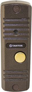 Вызывная панель Tantos Walle + медь, антивандальная с цветным модулем высокого разрешения 700 ТВЛ, высококачественный звук, ИК подсветка 940нМ, регули