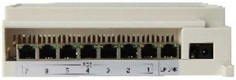 Коммутатор Tantos Easy-SW 8-ми портовый POE, 7 портов POE 10/100M RJ45 + 1 Uplink порт 10/100M RJ45 DC 18V, 3.5A, блок питания в комплекте (вход AC 10