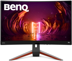 Монитор 27" BenQ EX2710R 9H.LK9LB.QBE 2560x1440 165Гц 1000R Curved VA LED backlight 16:9 300(400)cd/m2  1ms(GtG) 90% P3 3000:1 178/178 2*HDMI2.0 DP1.4