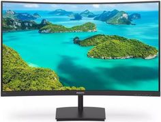Монитор 23,6" Philips 241E1SC /00 изогнутый, 1920x1080, 75Hz, VA, LED, 16:9, 4ms, 3000:1, 178/178, 250cd, VGA, HDMI, Tilt, black