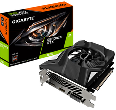 Видеокарта PCI-E GIGABYTE GeForce GTX 1650 D6 OC (GV-N1656OC-4GD 2.0) 4GB GDDR6 128bit 12nm 1410/12000MHz DVI/HDMI/DP RTL