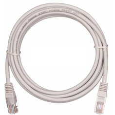 Кабель патч-корд U/UTP 5e кат. 1м Netlan EC-PC4UD55B-BC-LSZH-010-GY-10 2хRJ45/8P8C, T568B, Molded, BC (чистая медь), LSZH нг(B)-HF, серый, уп-ка 10шт