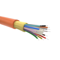 Кабель волоконно-оптический 50/125, 16 волокон DKC RNDTIN5016LSOR DT в плотном буфере (tight buffer) 900мкм, OM2, внутренний, LSZH нг(А)-LS, оранжевый