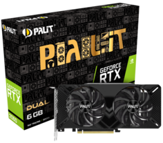 Видеокарта PCI-E Palit GeForce RTX 2060 DUAL (NE62060018K9-1160C) 12GB GDDR6 192bit DVI/HDMI/DP
