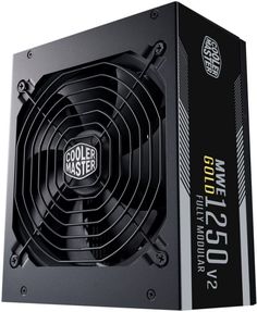 Блок питания ATX Cooler Master MWE Gold 1250 V2 MPE-C501-AFCAG-EU 1250W, 80 PLUS Gold, active PFC, 140mm fan, full modular