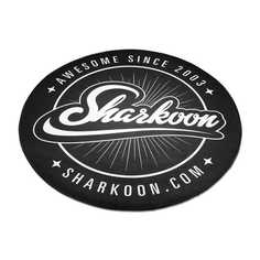 Коврик Sharkoon Floor mat для игрового кресла чёрный (полиэстер, 5 мм, диаметр 120 см)