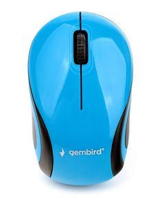 Мышь Wireless Gembird MUSW-620 2.4ГГц, 1200 DPI, 3кн., синяя