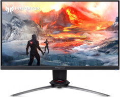 Монитор 27" Acer Predator XB273GXbmiiprzx (IPS, LED, Wide, 1920x1080, 240Hz, 1ms, 178°/178°, 400 cd/m, 100000000:1, +DP, +2хHDMI, +MM, +4хUSB)