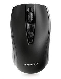 Мышь Wireless Gembird MUSW-500 черная, 2.4ГГц, 6кн, 1600DPI, блистер