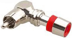 Разъем Kramer CC-RCA-R59 99-9815901 RCA угловой компрессионный для коаксиального кабеля RG-59 (BC-1X59)
