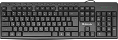 Клавиатура Defender Action HB-719 RU 45719 черная, мультимедиа, 104+13 кл., USB, 1.8м
