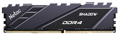 Модуль памяти DDR4 16GB Netac NTSDD4P26SP-16E Shadow PC4-21300 2666MHz CL19 радиатор gray 1.2V