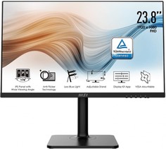 Монитор 23,8" MSI Modern MD241P 9S6-3PA59H-006 1920x1080, матовый, IPS, 75Hz, 5ms, flat, HDMI, USB Type C, black