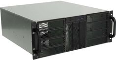 Корпус серверный 4U Procase RE411-D11H0-A-48-F черный, без БП, ATX 12"x9.6"