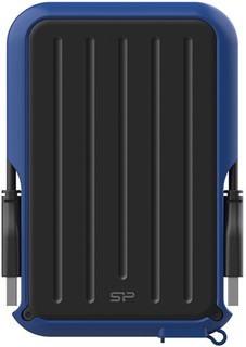 Внешний диск HDD 2.5 Silicon Power SP050TBPHD66LS3B Armor A66 5TB USB 3.2 black/blue
