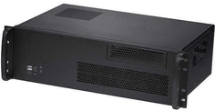 Корпус серверный 3U Procase RU330-B-0 черный, без БП, ATX 12"x9.6"