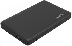 Внешний корпус Orico 2577U3-BK для HDD 2.5" емкостью до 2ТБ и толщиной до 9.5 мм, черный