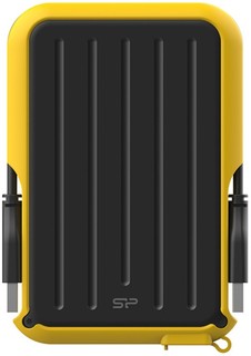 Внешний диск HDD 2.5 Silicon Power SP010TBPHD66SS3Y Armor A66 1TB USB 3.2 black/yellow