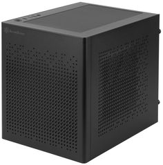 Корпус mini-ITX SilverStone SUGO 16 SST-SG16B черный, без БП, 2*USB 3.0, audio