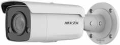 Видеокамера IP HIKVISION DS-2CD2T27G2-L(C)(4mm) 2Мп уличная цилиндрическая с LED-подсветкой до 60м и технологией AcuSense