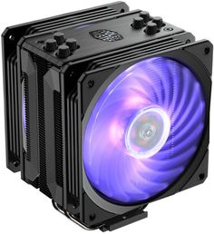 Кулер Cooler Master Hyper 212 RGB Black Edition with LGA1700 LGA2066/2011-v3/2011/1700/1151/1150/1155/1156/1366/AM4/AM3+/AM3/AM2+/AM2/FM2+/FM2/FM1 (12