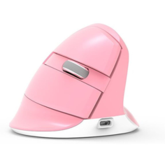 Мышь Wireless Delux 6938820405443 вертикальная KM-M618Mini, USB, 800/1200/1600/2400 розовая