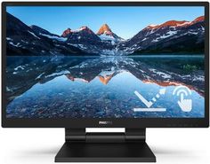 Монитор 23,8" Philips 242B9TL (00/01) 1920x1080, 5 ms, Multi-Touch, 178/178, 250 cd/m, 50M:1, DVI, HDMI, DP, 2*USB 3.0, SPK, HAS, Black