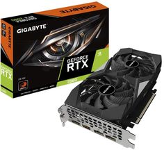 Видеокарта PCI-E GIGABYTE GeForce RTX 2060 D6 (GV-N2060D6-12GD) 12GB GDDR6 192bit 12nm 1470/14000MHz HDMI/3*DP Ret
