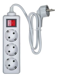 Сетевой фильтр Buro 300SL-1-G 1м (3 розетки) серый (пакет ПЭ) 1087164