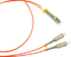 Кабель патч-корд волоконно-оптический TWT TWT-2LC-2SC/OM2-5.0 PVC, дуплексный, LC/PC-SC/PC, MM 50/125, 5.0 м