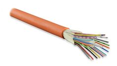Кабель волоконно-оптический 50/125, 24 волокна Hyperline FO-DT-IN-50-24-PVC-OR (OM2) многомодовый, плотное буферное покрытие, для внутренней прокладки
