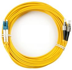Кабель патч-корд волоконно-оптический Cabeus FOP(d)-9-LC-FC-10m duplex LC-FC 9/125 sm 10м LSZH