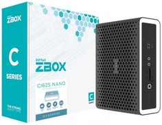 Платформа Zotac ZBOX CI625 nano i3-1115G4, 2*DDR4(3200), 2.5" HDD/SSD, M.2, 2*Glan, WiFi, BT, UHD graphics, SD card-reader, Thunderbolt 4, 4*USB 3.1,