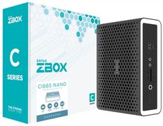 Платформа Zotac ZBOX CI665 nano i7-1165G7, 2*DDR4(3200), 2.5" HDD/SSD, M.2, 2*Glan, WiFi, BT, Iris Xe graphics, SD card-reader, Thunderbolt 4, 4*USB 3