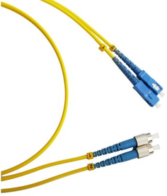 Кабель TWT TWT-2SC-2FC/SU-2.0 оптический FC-SC, duplex, 9/125, 2m