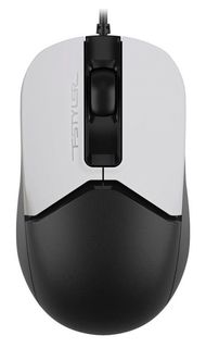 Мышь A4Tech Fstyler FM12S 1454077 белый/черный оптическая (1200dpi) silent USB (3but)
