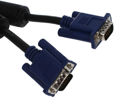 Кабель интерфейсный VGA-VGA VCOM VVG6448-1.8MO 15M-15M, 2 фильтра, 1,8м