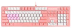 Клавиатура A4Tech Bloody B800 механическая розовый/белый USB LED 1583335