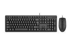 Клавиатура и мышь A4Tech KK-3330 USB (BLACK) клав: черная, мышь: черная USB 1530249