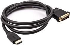 Кабель интерфейсный HDMI-DVI VCOM CG484G-1.5M AM/M, CU, 1080P/60Hz, 1.5м