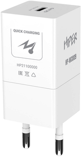 Зарядное устройство сетевое HIPER HP-WC009 3A PD+QC универсальное белое