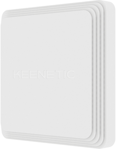 Точка доступа Keenetic KN-2810 Mesh Wi-Fi 5 AC1300, 2-портовым Smart-коммутатором, переключателем режима роутер/ретранслятор и питанием Power over Eth