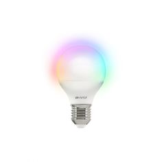 Лампа HIPER IoT LED A1 RGB умная LED/Wi-Fi/Е27/Globe G45/регулируемая яркость и цвет/6Вт/2700К-6500К/520 лм