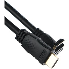 Кабель интерфейсный HDMI-HDMI VCOM CG523-3M угловой коннектор 90град, 2.0V, 3м